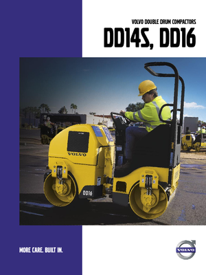 Cilindri vibratori în tandem Volvo DD16