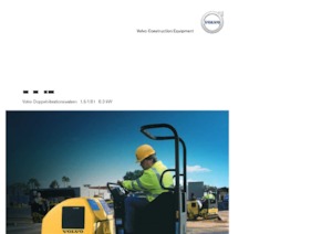 Cilindri vibratori în tandem Volvo DD15