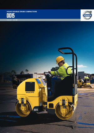 Cilindri vibratori în tandem Volvo DD15