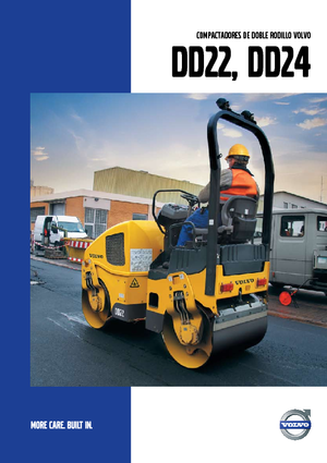 Cilindri vibratori în tandem Volvo DD24