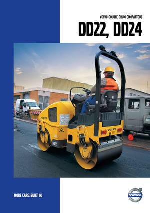 Cilindri vibratori în tandem Volvo DD24