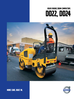 Cilindri vibratori în tandem Volvo DD24