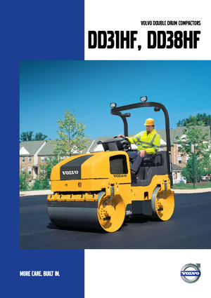 Cilindri vibratori în tandem Volvo DD31HF