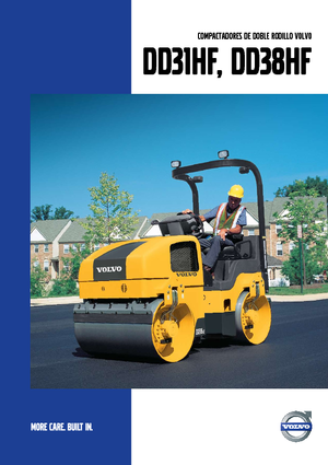 Cilindri vibratori în tandem Volvo DD31HF