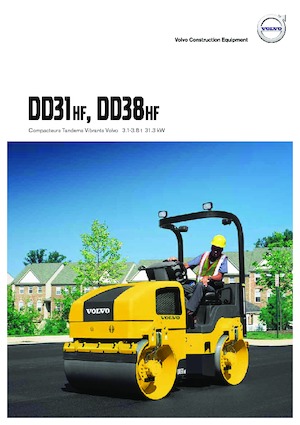 Cilindri vibratori în tandem Volvo DD31HF