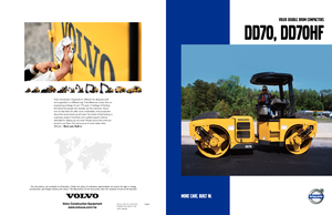 Cilindri vibratori în tandem Volvo DD70