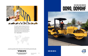 Cilindri vibratori în tandem Volvo DD90HF