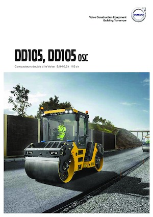 Cilindri vibratori în tandem Volvo DD105 