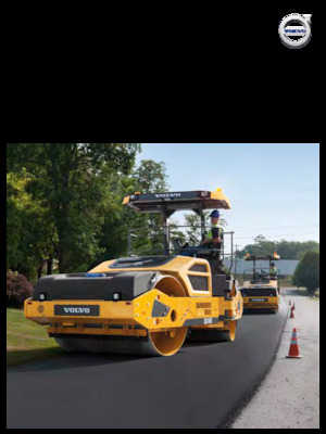 Cilindri vibratori în tandem Volvo DD140B