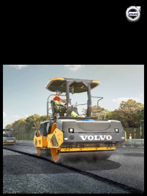 Cilindri vibratori în tandem Volvo DD120C 