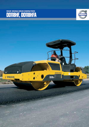 Cilindri vibratori în tandem Volvo DD118HF