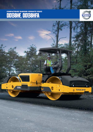 Cilindri vibratori în tandem Volvo DD138HF