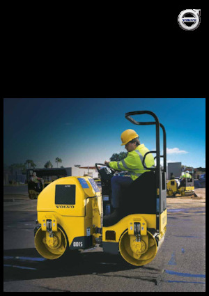 Cilindri vibratori în tandem Volvo DD15 