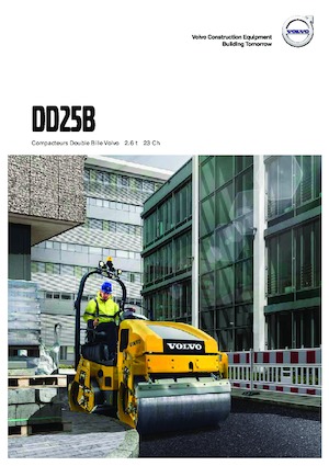 Cilindri vibratori în tandem Volvo DD25B