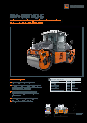 Cilindri vibratori în tandem Hamm DV+ 90i VO-S
