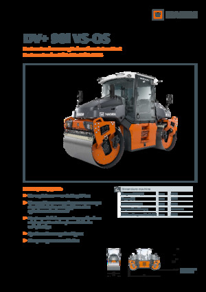 Cilindri vibratori în tandem Hamm DV+ 90i VS-OS