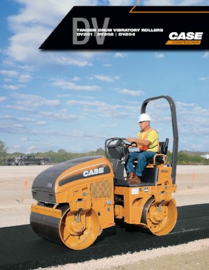 Cilindri vibratori în tandem Case DV202