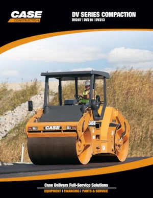 Cilindri vibratori în tandem Case DV207
