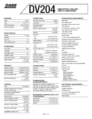 Cilindri vibratori în tandem Case DV210