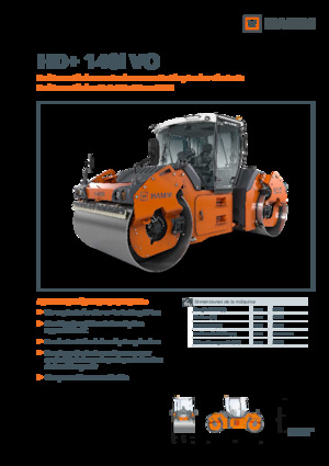 Cilindri vibratori în tandem Hamm HD+ 140i VO