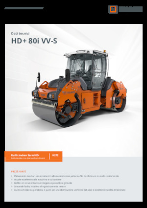 Cilindri vibratori în tandem Hamm HD+ 80i VV-S