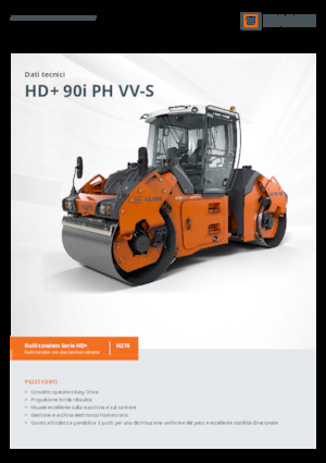 Cilindri vibratori în tandem Hamm HD+ 90i PH VV-S