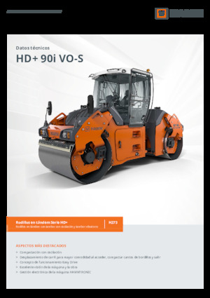 Cilindri vibratori în tandem Hamm HD+ 90i VO-S