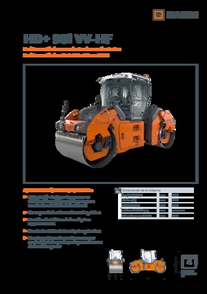 Cilindri vibratori în tandem Hamm HD+ 90i VV-HF