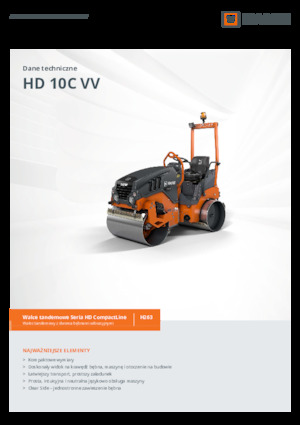 Cilindri vibratori în tandem Hamm HD 10C VV