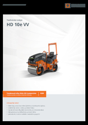 Cilindri vibratori în tandem Hamm HD 10e VV