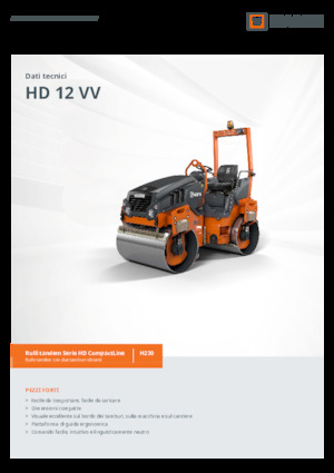 Cilindri vibratori în tandem Hamm HD 12 VV