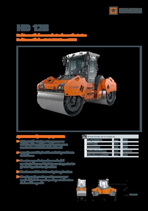 Cilindri vibratori în tandem Hamm HD 128