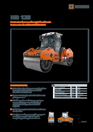 Cilindri vibratori în tandem Hamm HD 128