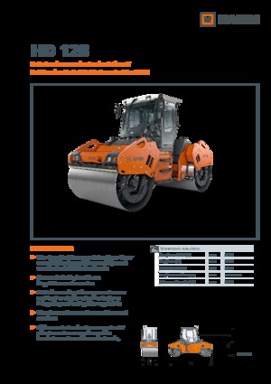 Cilindri vibratori în tandem Hamm HD 128