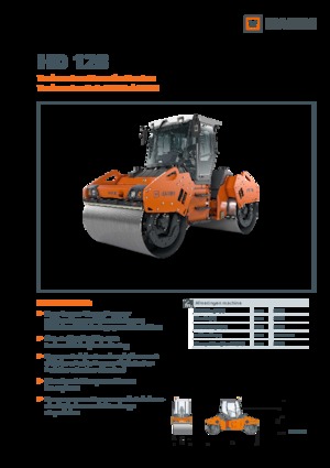 Cilindri vibratori în tandem Hamm HD 128