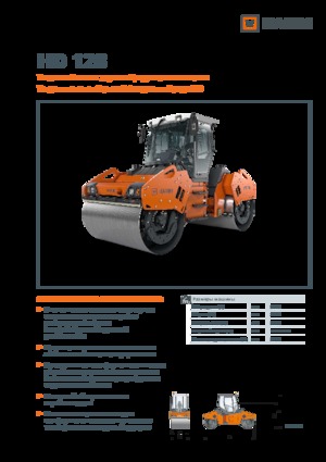 Cilindri vibratori în tandem Hamm HD 128