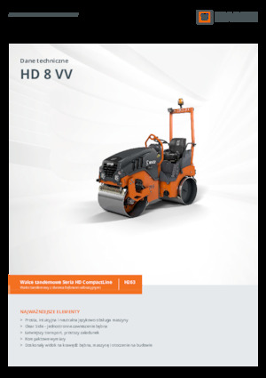 Cilindri vibratori în tandem Hamm HD 8 VV
