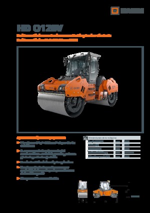 Cilindri vibratori în tandem Hamm HD O128V