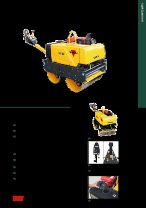 Cilindri vibratori în tandem Sakai HV80ST
