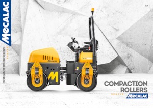 Cilindri vibratori în tandem Mecalac MBR71