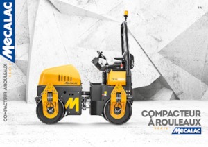 Cilindri vibratori în tandem Mecalac MBR71
