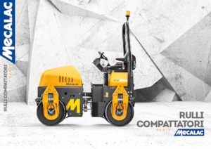 Cilindri vibratori în tandem Mecalac MBR71