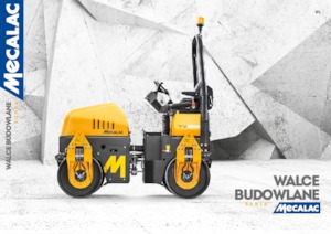 Cilindri vibratori în tandem Mecalac TV900