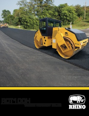 Cilindri vibratori în tandem RHINO RCT100H