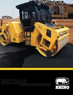 Cilindri vibratori în tandem RHINO RCT12H3