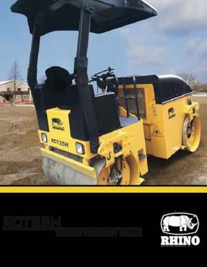 Cilindri vibratori în tandem RHINO RCT25H