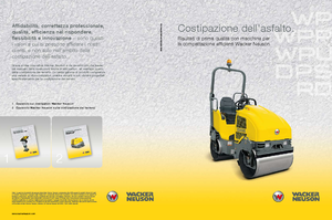 Cilindri vibratori în tandem Wacker RD 16-90