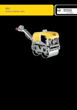 Cilindri vibratori în tandem Wacker Neuson RD7Af HRC