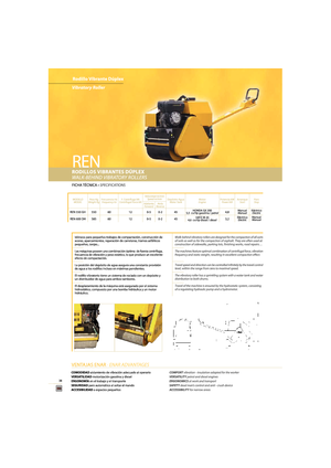 Cilindri vibratori în tandem Enar REN 550 GH