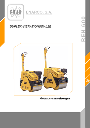 Cilindri vibratori în tandem Enar REN 600 DH